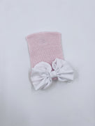 Baby hospital hat with Bow details.