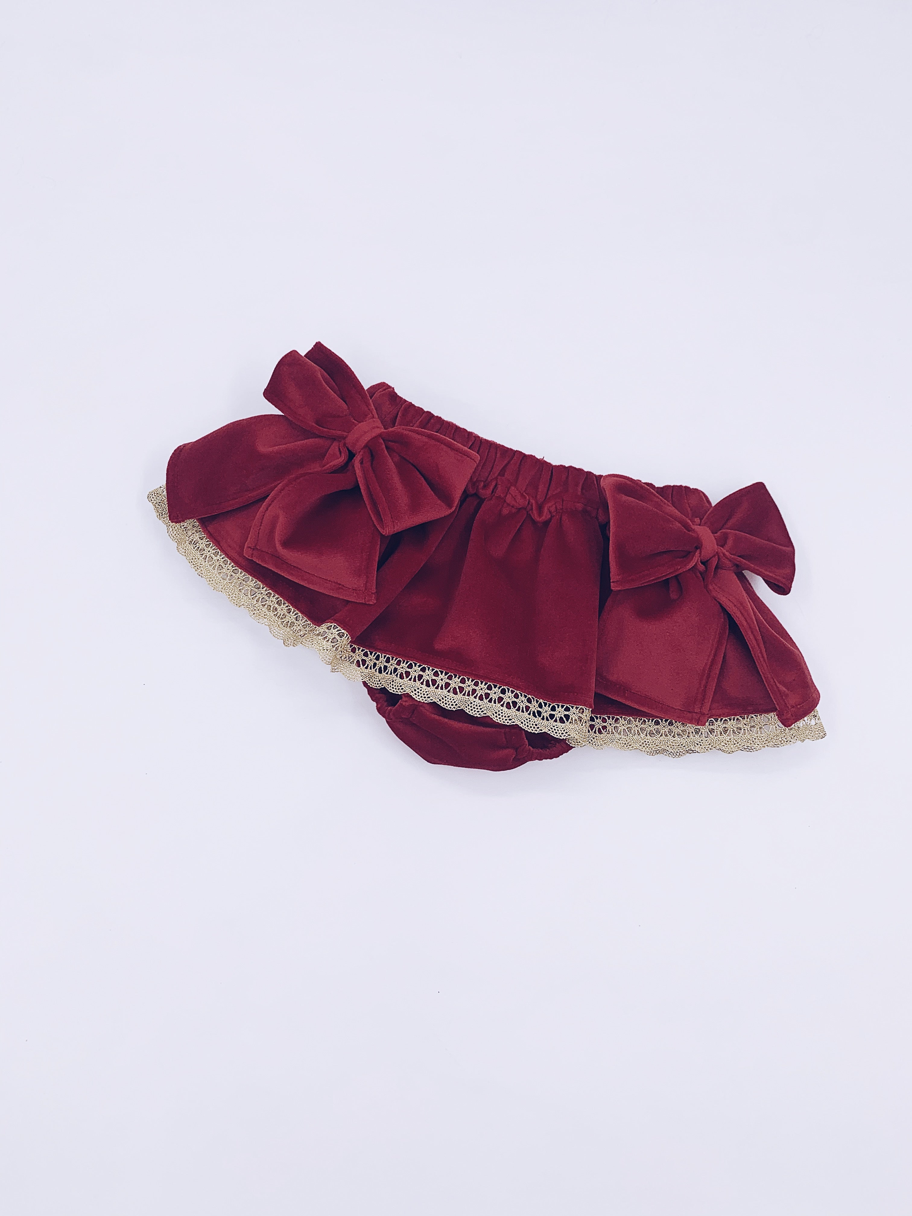 Beautiful Velvet bloomers with bow details