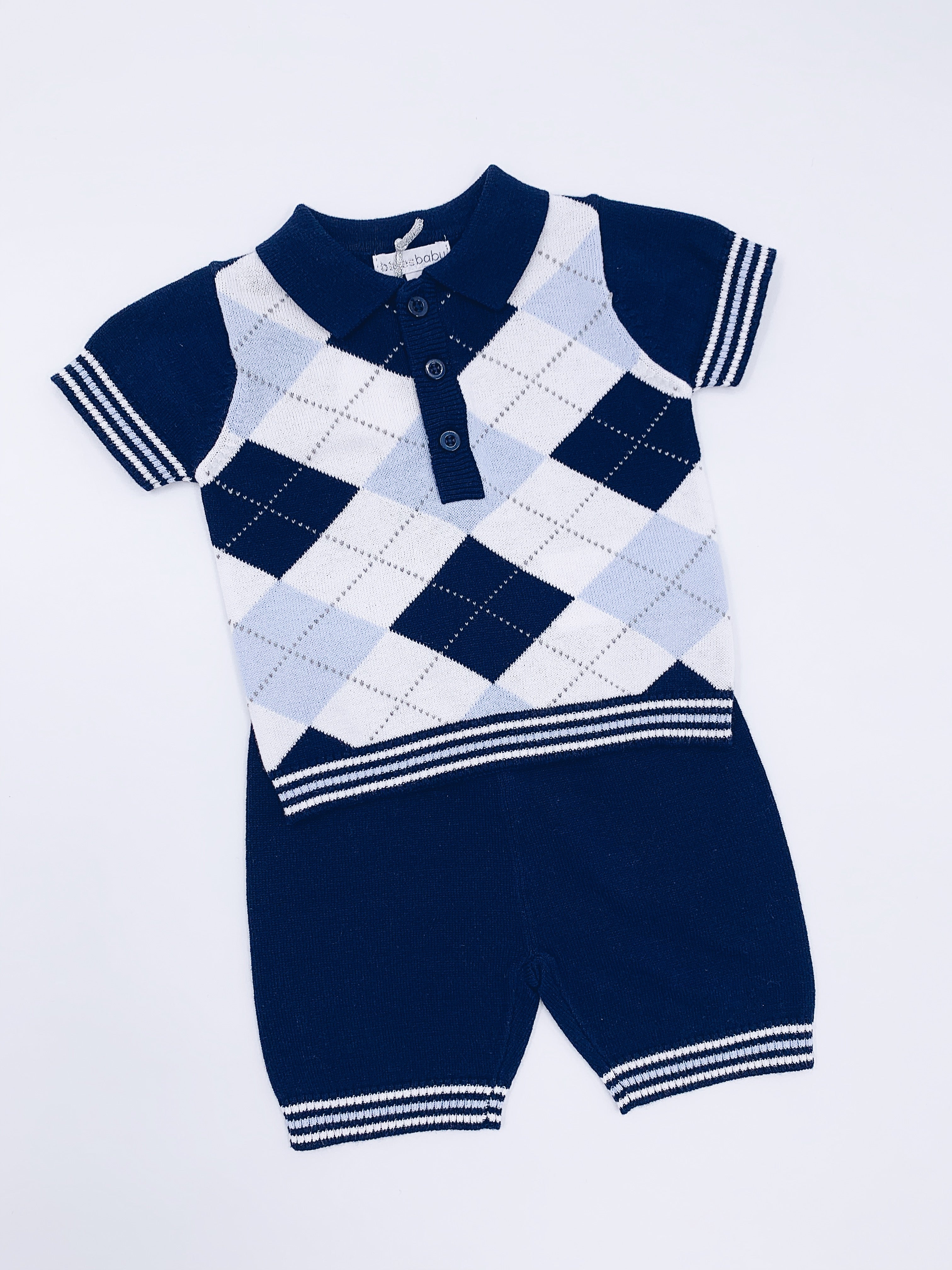 Beautiful/Classic Summer Boys knitted 2 piece set