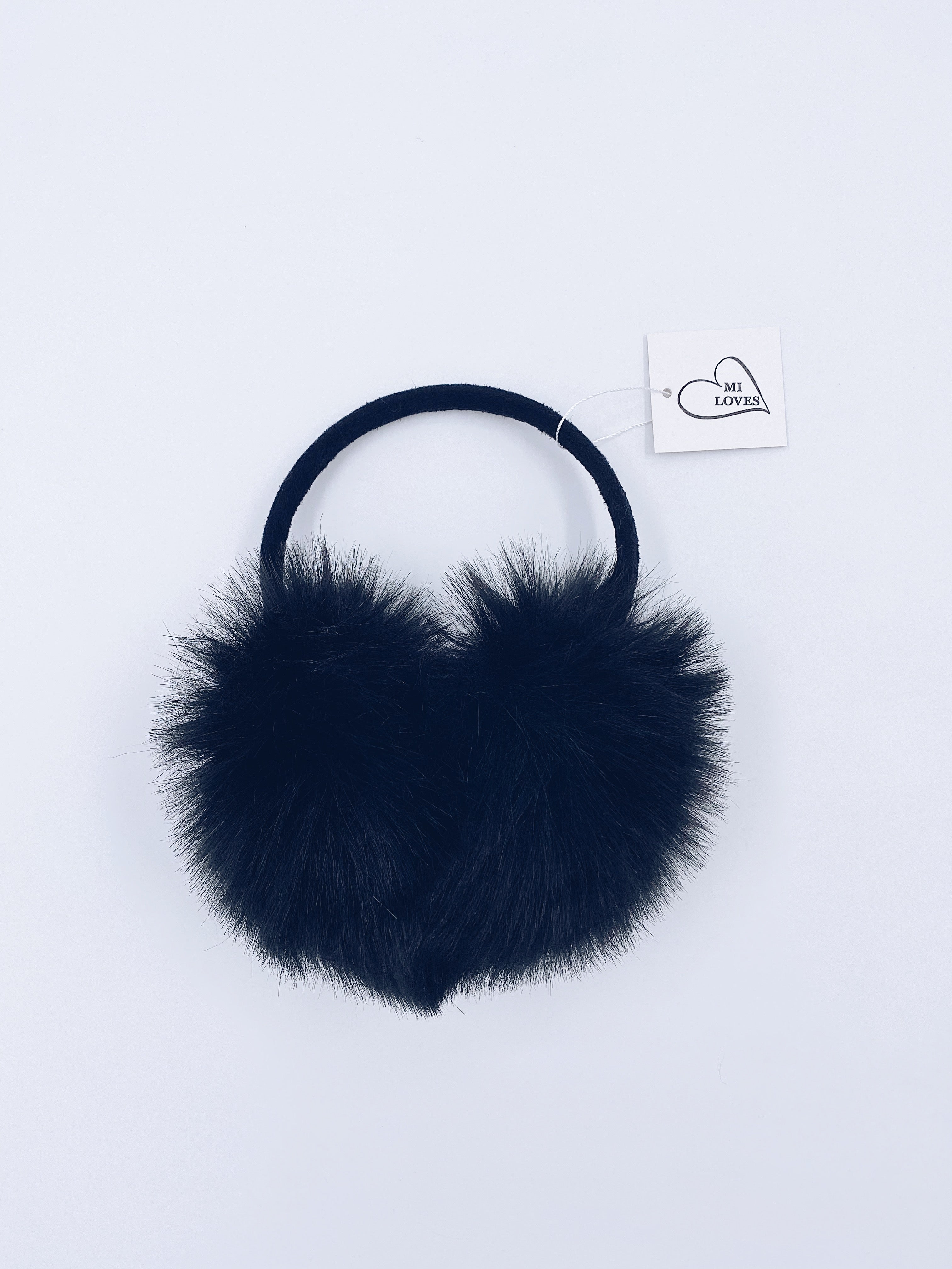 MI LOVES SIGNATURE Luxurious Synthetic fur Ear Muffs