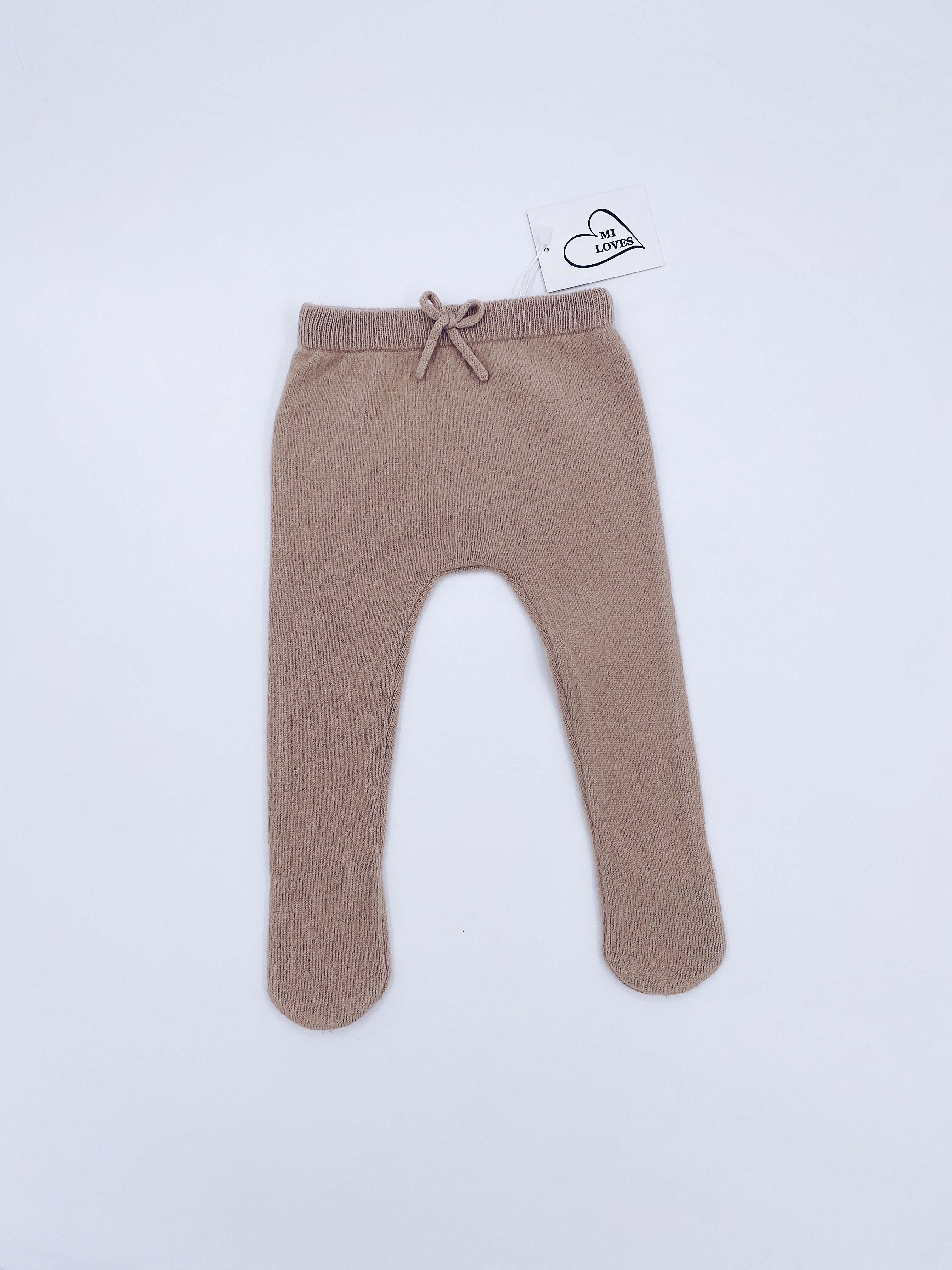 MI LOVES SIGNATURE Cashmere knit baby leggings