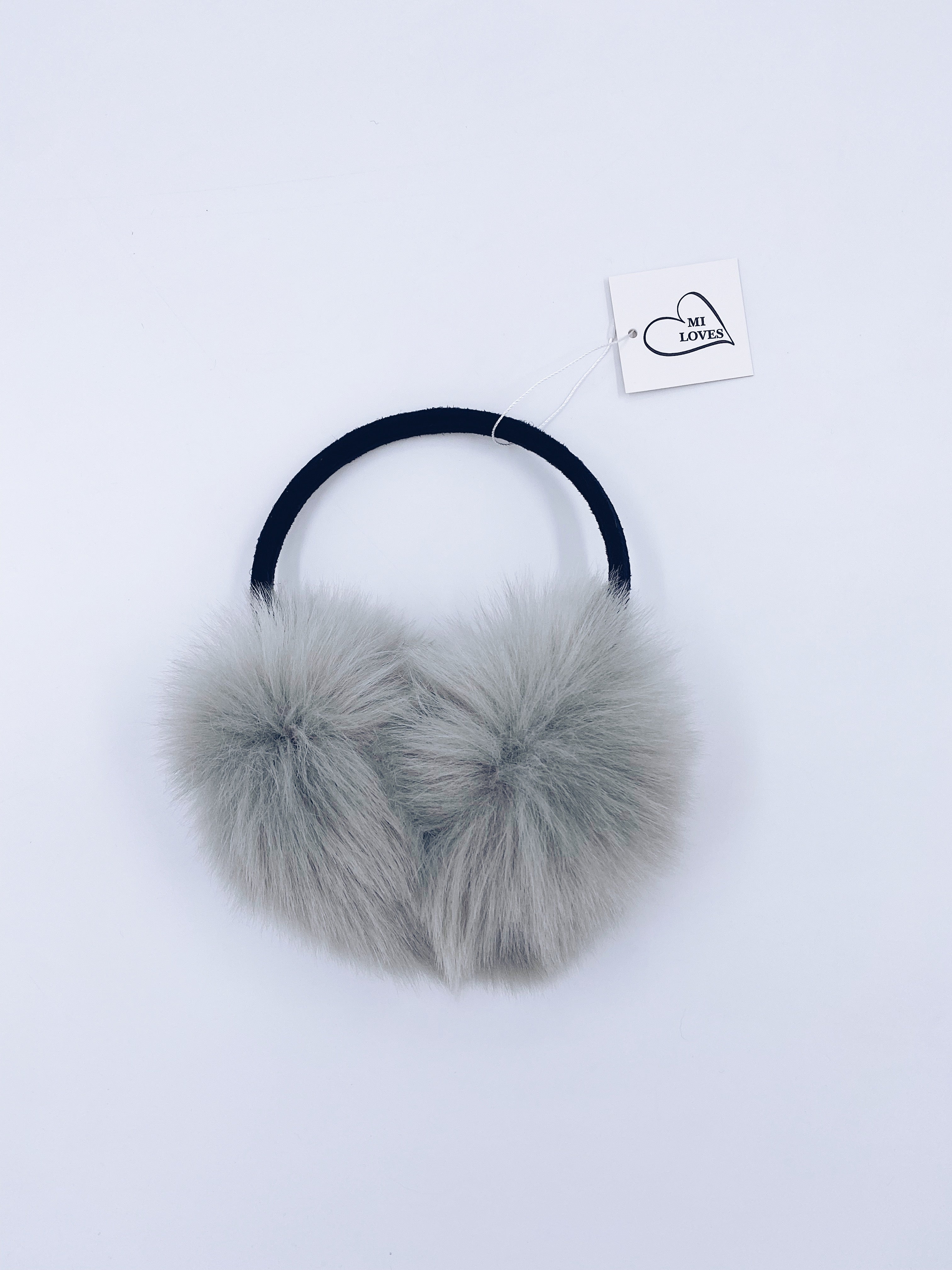 MI LOVES SIGNATURE Luxurious Synthetic fur Ear Muffs
